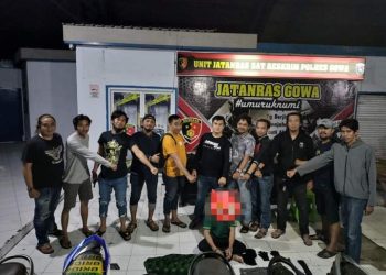 Pelaku Pencurian dan Pemberatan Diamankan Sat Reskrim Polres Gowa