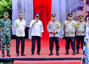 Kurangi Beban Jalan Tol dan Arteri, Kapolri Lepas 434 Bus Mudik Gratis Polri Presisi