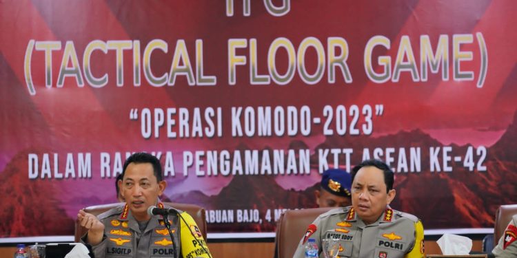 Gelar TFG, Kapolri Tekankan Personel Harus Pahami Tugas dan Cara Bertindak saat Amankan KTT ASEAN