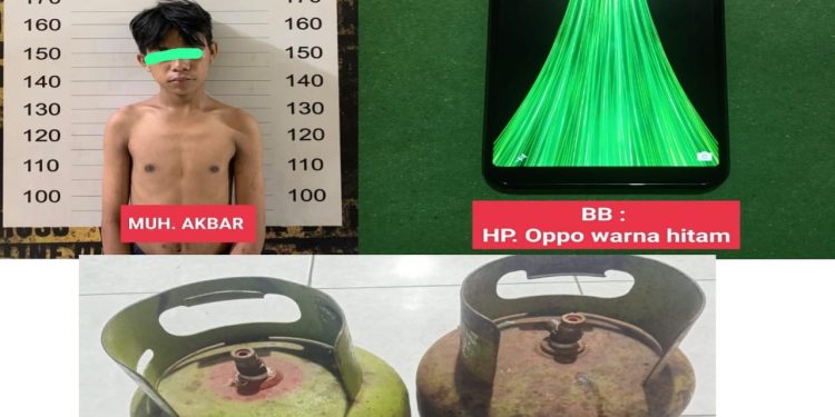 Tertidur Lelap, Pelaku Pencurian di Tangkap Polsek Tallo