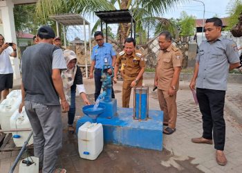 Camat Tallo Pantau Pemanfaatan Bantuan Sarana Air Bersih