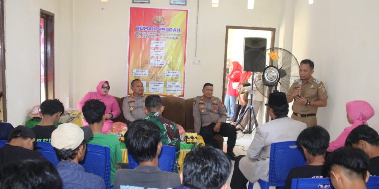 Resmikan Rumah Singgah, Camat Tallo Sambut Kedatangan Kapolrestabes Makassar