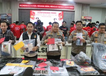 Polda Sulsel Gelar Press Release Hasil Operasi SIKAT LIPU 2023