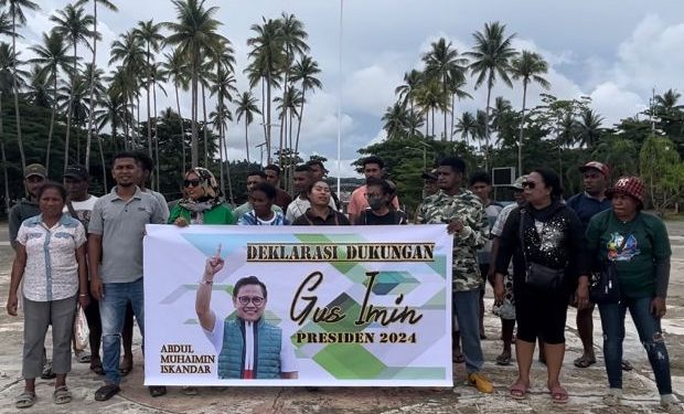Komunitas Peduli Kampung (KPK) Kabupaten Raja Ampat Deklarasi Dukung Gus Imin Capres 2024