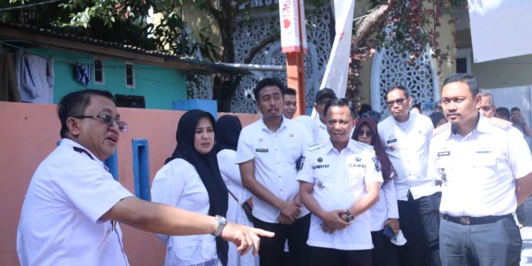 Wakil Wali Kota Makassar Didampingi Asisten I Bersama Camat Tallo Tinjau Lokasi Kesiapan Longwis Taegu