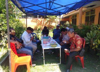 Sekcam Tallo Didampingi Lurah, Bersilaturahim Dengan Para Ketua LPM