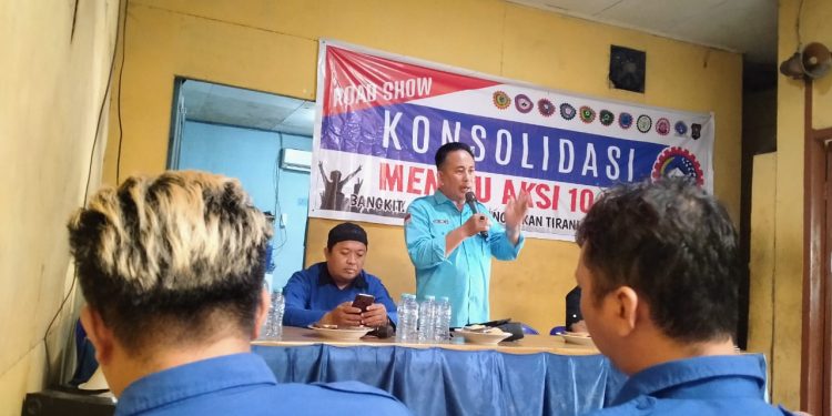 Road Show Konsolidasi Menuju Aksi 10 Agustus DPD KSPSI SUL-SEL
