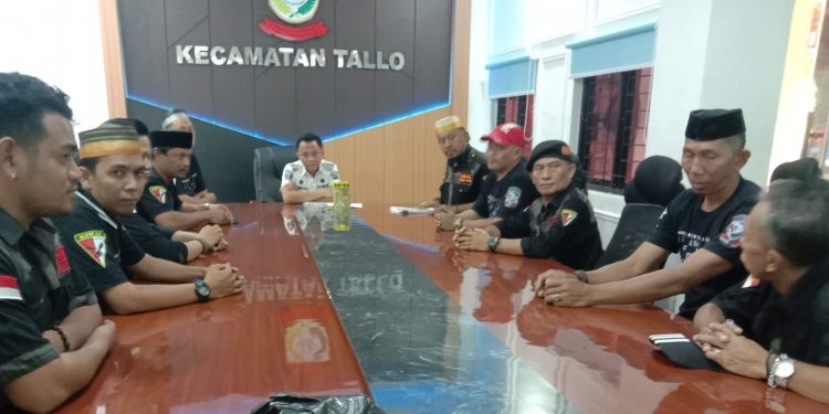 Camat Tallo Terima Kunjungan Pimpinan PAC Kiwal Kecamatan Tallo
