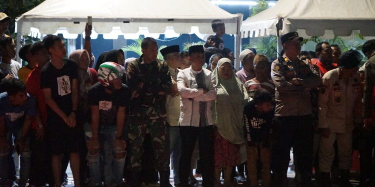 Laga Partai Final Berlangsung, Tripika Kecamatan Tallo Ikut Menyaksikan 