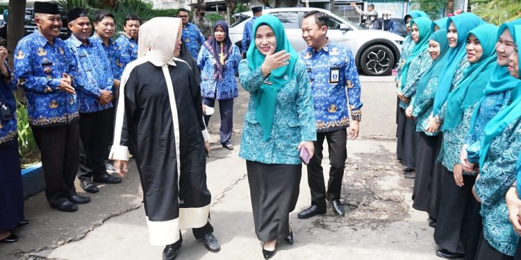 Terima Kunjungan Ketua Tim Penggerak PKK Kota Makassar, Camat Tallo Sampaikan Terimakasih 