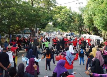Kecamatan Tallo Menggelar Senam Pagi Bersama Baik untuk Semua