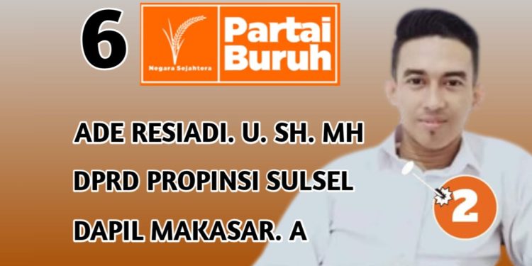 Berikan Perlindungan Hukum dan Sejahterakan Buruh, Ade Resiadi Minta Doa dan Dukungan Warga Makassar
