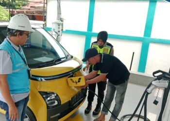 Penggunaan SPKLU di Sulselrabar Catatkan Kenaikan Tiga Kali Lipat Selama Periode Mudik Idul Fitri 1445 H