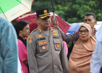 Berikan Dukungan dan Empati, Kapolres Gowa Hadiri Pemakaman Anak Bungsu AIPDA Musdin Mappa