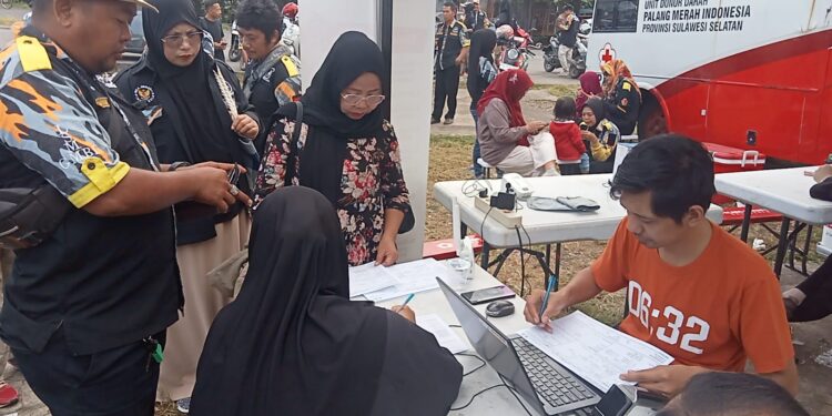 Kordiv Pemberdayaan Perempuan LSM GMBI Wilter Sul-Sel, Sukses Melaksanakan Kegiatan Sosial Donor Darah