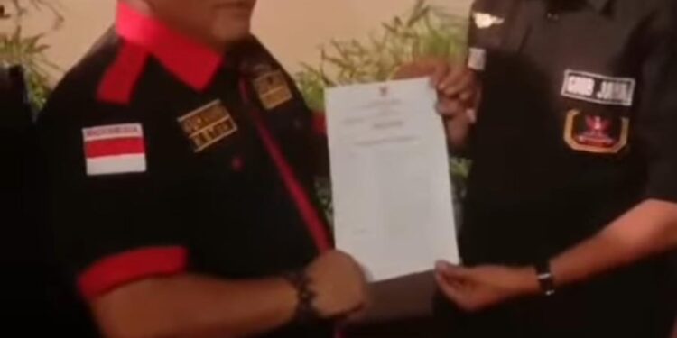 Terima Mandat, Krido Target 1000 Anggota Bergabung di GRIB Jaya Makassar