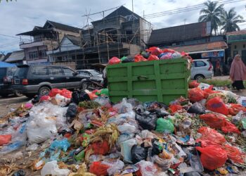 Tumpukan Sampah di Pasar Segeri Menimbulkan Bau Menyengat Diminta Pemerintah untuk Turun Tangan