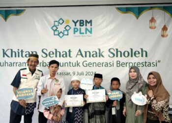 Sambut Hari Anak Nasional, PLN Gelar Khitan Massal Gratis di Bulan Muharram