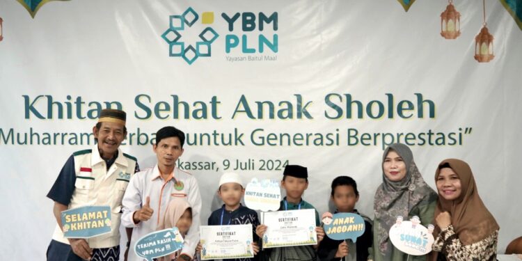 Sambut Hari Anak Nasional, PLN Gelar Khitan Massal Gratis di Bulan Muharram
