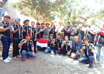 Tariqat Tajul Khalwatiyah Syekh Yusuf Gowa Melaksanakan Upacara Pengibaran Bendera Bersama LSM GMBI Wilter Sul-Sel