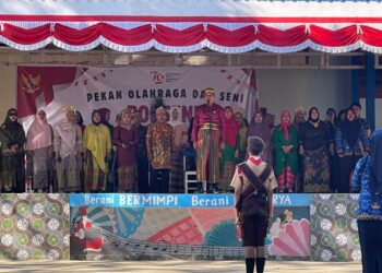 Upacara HUT Kemerdekaan RI Ke 79 Dilaksanakan oleh SMP Negeri 14 Kota Makassar
