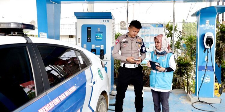 Selama Gelaran HUT RI di IKN, 18 SPKLU PLN Layani 340 Transaksi Pengisian Mobil Listrik