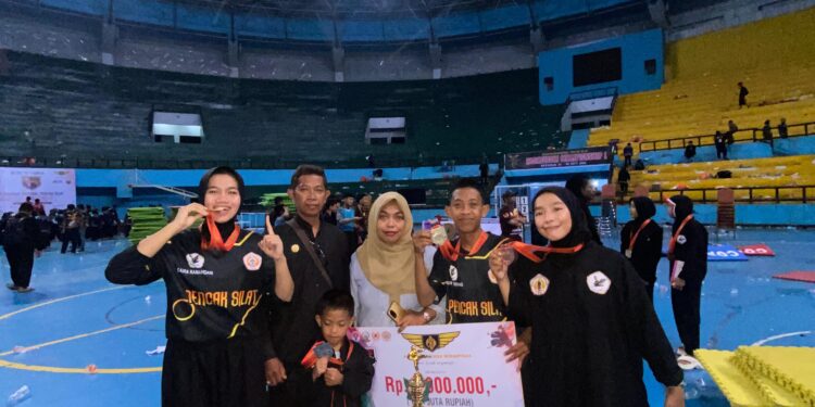 Atlet Pencak Silat Asal Gowa Sabet 2 Medali Emas di Kejuaraan Nasional Hasanuddin Championship 1