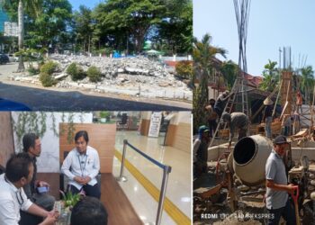Proyek Siluman Pembangunan Masjid Imamul Hakimin PN Makassar, Dari Dana Hibah dan Swadaya Tanpa Papan Bicara