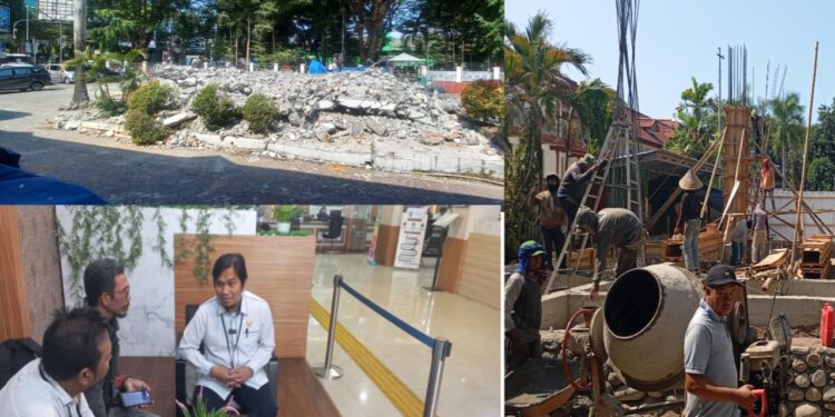 Proyek Siluman Pembangunan Masjid Imamul Hakimin PN Makassar, Dari Dana Hibah dan Swadaya Tanpa Papan Bicara