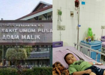 Miris, Seorang Anak Terbaring di Rumah Sakit, Berharap Uluran Tangan Bantuan Pemerintah dan Darmawan