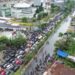 Jalan Perintis Kemerdekaan Macet Total, Pengendara Terjebak Berjam-jam