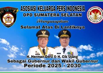 DPD AKPERSI Sulsel Berikan Ucapan Selamat Atas Pelantikan Gubernur dan Wakil Gubernur Sumsel
