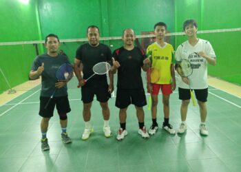 PB Kalegowa Sukses Gelar Pertandingan Intern Badminton di Gowa