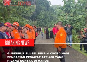 Gubernur Sulsel Pimpin Koordinasi Pencarian Pesawat ATR 42-500 yang Hilang Kontak di Maros