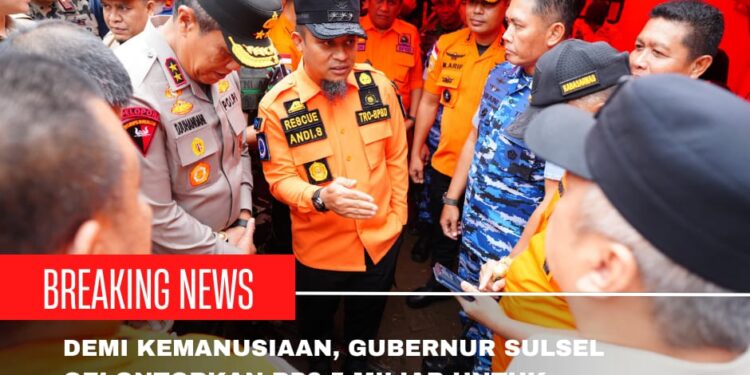 Demi Kemanusiaan, Gubernur Sulsel Gelontorkan Rp2,5 Miliar untuk Pencarian ATR 42-500