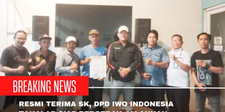 Resmi Terima SK, DPD IWO Indonesia Takalar Siap Bergerak Jalankan Program Kerja