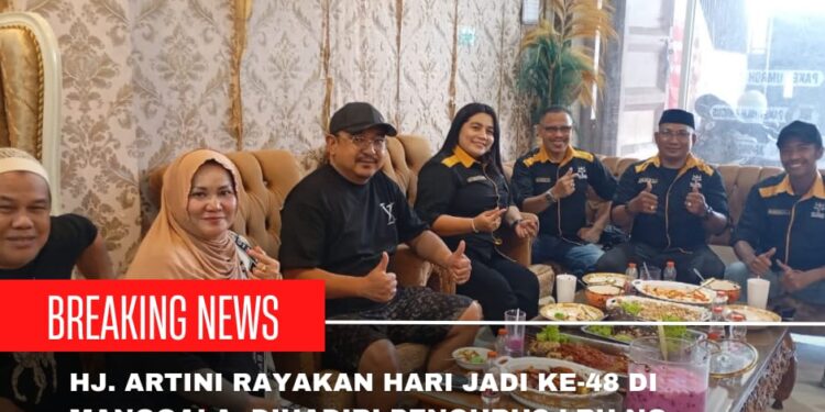 Hj. Artini Rayakan Hari Jadi ke-48 di Manggala, Dihadiri Pengurus LBH No Viral No Justice