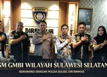 LSM GMBI Wilter Sulsel Perkuat Sinergi dengan Polda Sulsel, Dorong Bhabinkamtibmas yang Kondusif