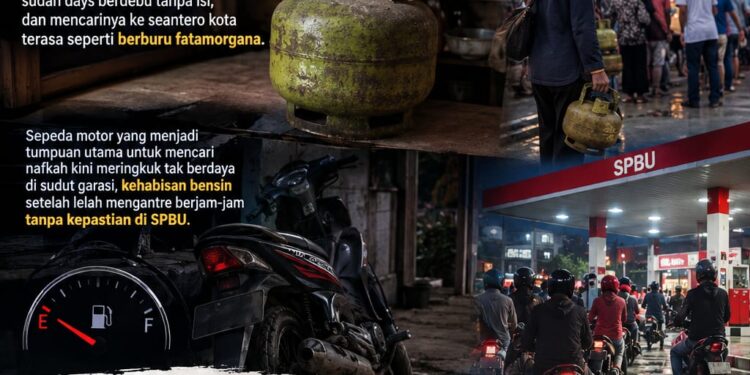 Krisis Energi Melumpuhkan Aktivitas Warga Bahan Bakar Susah, LPG Langka, Hingga Pemadaman Listrik Berulang